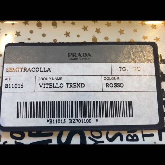 Authentic Prada slim shoulder bag in red. - Picture 8 of 13